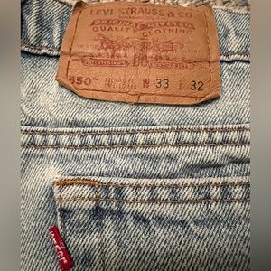 Classic Vintage Unisex 550 Levi’s DIY Shorts!